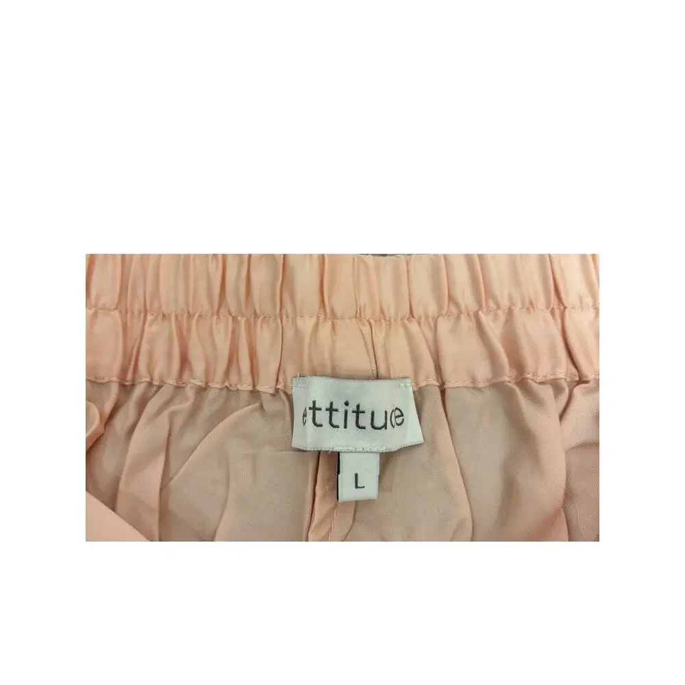 NWT Ettitude Sateen PJ Shorts - Cloud Pink